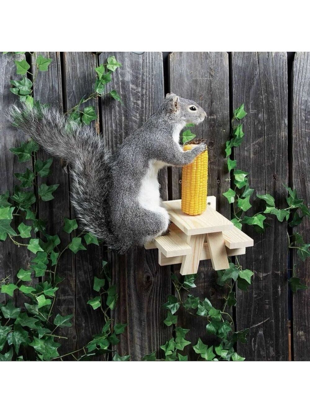 Squirrel Feeder Picnic Table